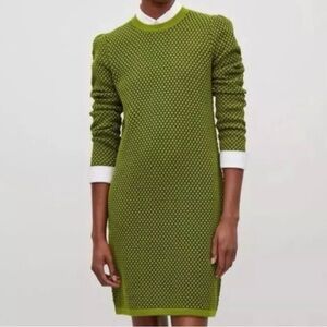 COS Honeycomb Sweater Dress